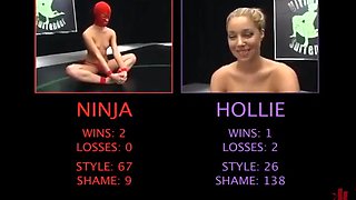 Xana Star, Hollie Stevens And Crimson Ninja - The Ninja (2-0) Vs 1-2)