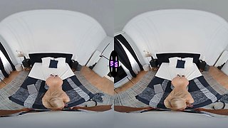 Horny Blonde rides his schlong after fixing her laptop - tmwvrnet