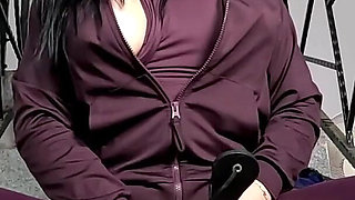 Downjacket Tease, Sweaty Tracksuit Cameltoe and Pussy Slapping