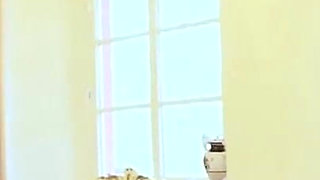 Fingering and spanking this little slut