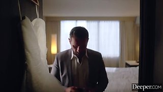 Anna Claire Clouds Blowjob Distraction: Bridesmaid Fucks Jilted Groom Deeper