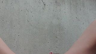 MILF in Garden Next to Neighbours