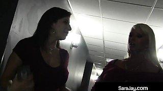 Alura jensen sex with amatory Sara Jay and Kimmie Lee from Sara Jay