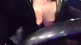 Italian Big Tits MILF Artemisia Love Sexy Car Ride at Night Flashing Her Big Juicy Boobs