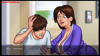 Summertime Saga Part 22 By DarkCookie - Horny Tenant Wants To Fuck BBW Sexy MILF Landlady In Her House