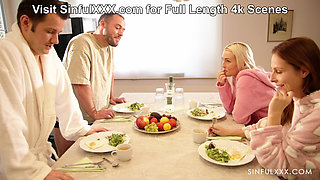 Erotic babes getting nailed for SinfulXXX