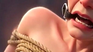90 Year Old Granny in Bondage - Scared but Desperate for Cock in Old Pussy