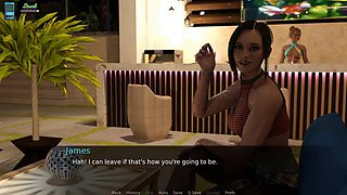 Paradise City: Platinum-blonde Super hot Wifey Is Taking Her First-ever BIG BLACK COCK Three-way Intercourse - Vignette 14