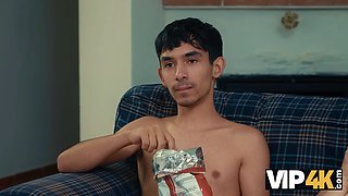 Vip4k. super nasty stunner didn't know which cock to prefer