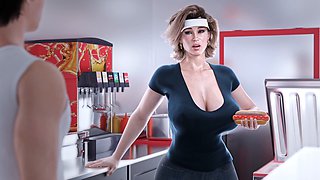 Shower sex, adult visual novel, ravaging