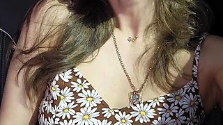 Flashing my bare streamers, public fingering my tramp in