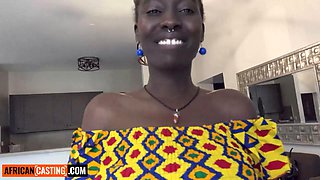 Thick Big Tits Black Bikini Model Fucks Casting And Gets The Job