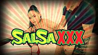 Curvy Latina Chamelle Ayala Fucked Hard by the Pool for SalsaXXX