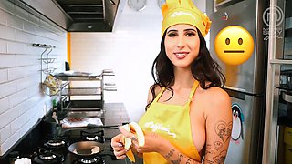 Hot lesbian Latinas cooking - Part 2