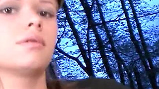 Tall & skinny teen smokes a cigarette