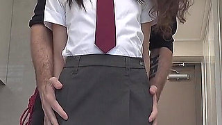 Shibari Video - Asian Schoolgirl in Ropes Gets Magicwanded