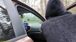 Skinny Teen Gets Small Ass Destroyed by Car Driver