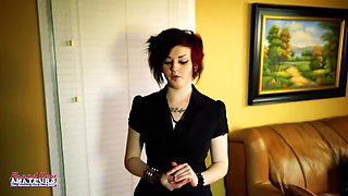 Alternative Hottie Marci Gets Her Clit Vibed To Orgasm!