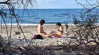 Beach Sex - hot and passionate - Squirting: 7.40, 13.25 💦 Video shot with my new telephoto lens 📷