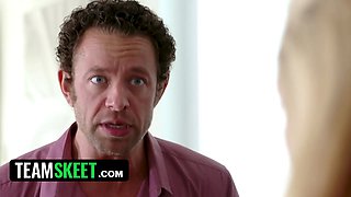 Cheating wife offers spouse to bang her hot step daughter shea blaze in front of her - teamskeet