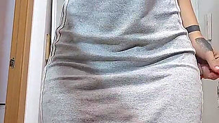 Ass Clapping Jumping the Rope and Sweating