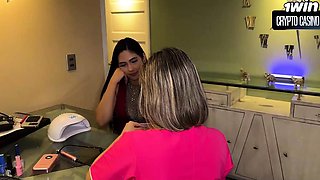 Cuckold husband nails other doll while milf wife