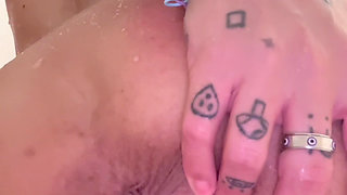 Anal Whore Shower Fingering Dirty Finger Fuck Solo Female Masturbation Bathtub Anal Play Anal Masturbation Naughty Bimbo Teen Se