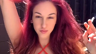 Italian Long Hair Big Boobs Stepmom Artemisia Love Smoking Session Outdoor