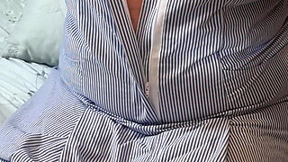 Naughty Nurse Julie - Bra Reveal & Teasing Huge Tits - 002-s-v-3-nurse-boobs