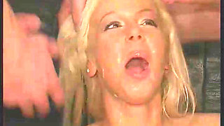 Hot Blonde Babe Has Decided for 2 Cocks