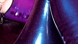 Eva Latex Leggins Footjob Fetish Big Ass Mistress Femdom Rubber BDSM