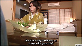 Japanese Wife In Kimono Flower Arrangement Private Class Leads To Sex With Aoi Kasahara