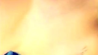 Amateur striptease and Solo masturbation