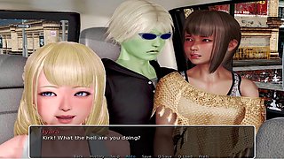 Visual hentai, hot colleges girls, bar