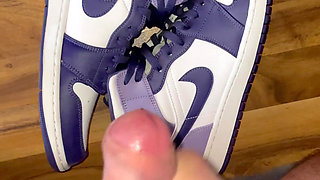 Cum on Nike Air Jordan