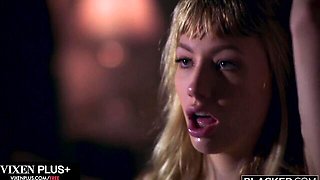 Blacked.Com featuring Ivy Wolfe and Jason Luv's doggystyle dirt