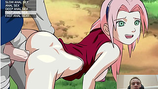Naruto Hentai Sex - Sasuke Game Fucks Sakura Big Cock And Cums In Anal