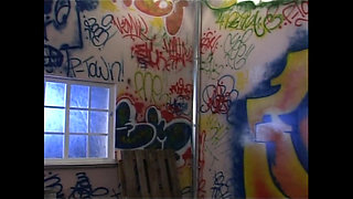 Hippie Slut Fucked and Cummed in Mouth by Huge Vintage Cock