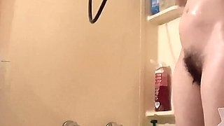 Petite Body with Hairy Pussy Nature Hana in Shower Wet