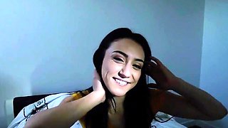 Brunette teen Mandy Muse keeps her romance a secret