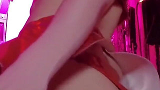 BDSM Mistress Pvc Gold Red Vinyl Toys Dick Fetish Boots Femdom