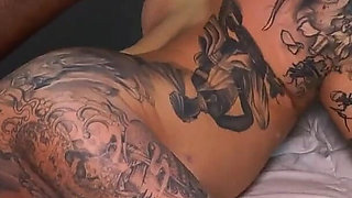 Strong Interracial Sex with Busty and Muscular Mexican BBC After an Interview