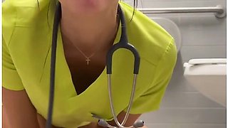 Nurse (me) Fucking Ass With Banana On Lunch