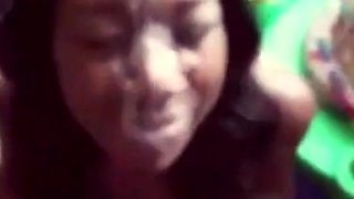Ebony Amateur's Massive Facial