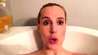 Small Tit Blonde Is Fucked In The Shower