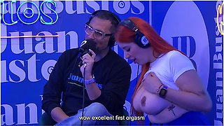 Andrea Pardo Cums Five Times in Juan Bustos’ Sex Machine Podcast