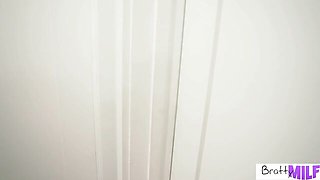 Pretty Mandy Waters at creampie video