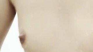 Smallish Pinay Filipina Teenager Superslut Frigs Her Wooly Cunt in Douche