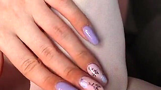 Huge Pregnant in Nylon Has Orgasm From Vibrator