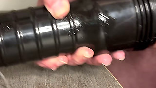 Hung Stud Makes a Protein Shake in His Fleshlight